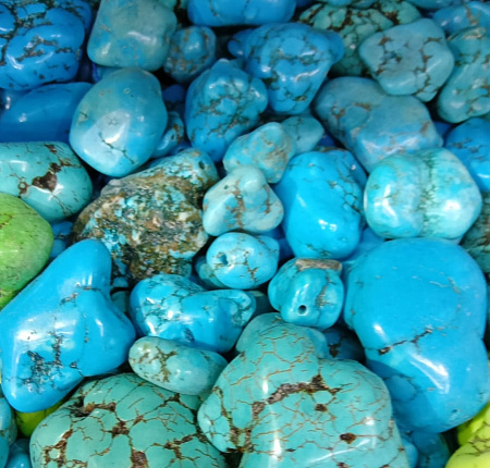 Камень Галтовка Бирюза камень любви и счастья