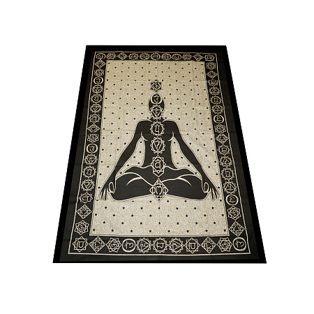 Покрывало Йог 210см-135cм хлопок 