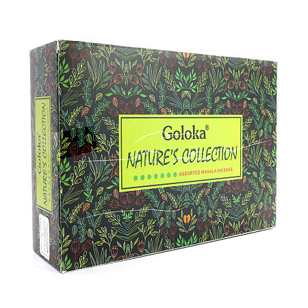 Благовония Goloka Nature's Collection блок 12шт 15g светлые с пыльцой