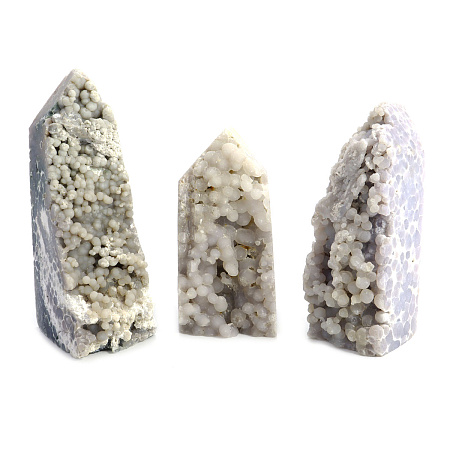 Кристалл камень Виноградный халцедон символ достатка и удачи от 7см-8см