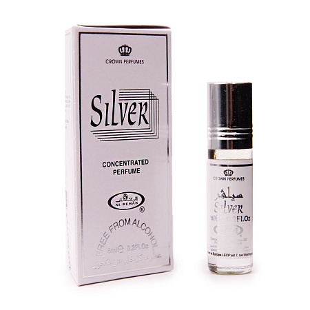 Масло парфюмерное AL REHAB Silver унисекс 6ml 