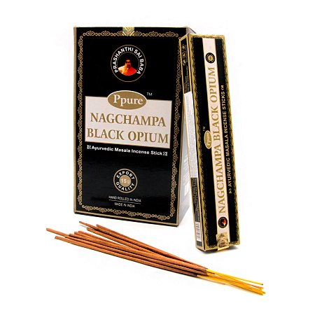 Благовония Ppure 15гр Black Opium аромапалочки Чёрный опиум уп-12 шт