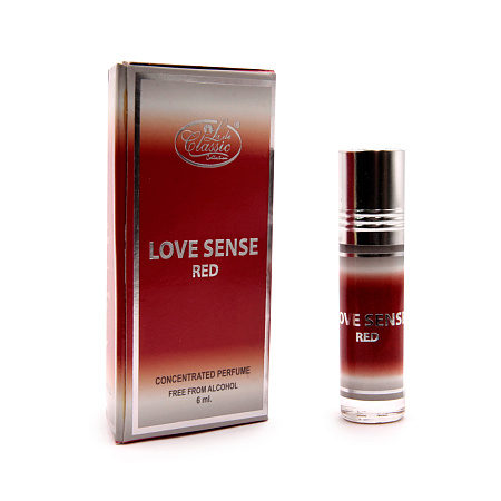 Масло парфюмерное AL REHAB Love Sense Red унисекс 6ml 