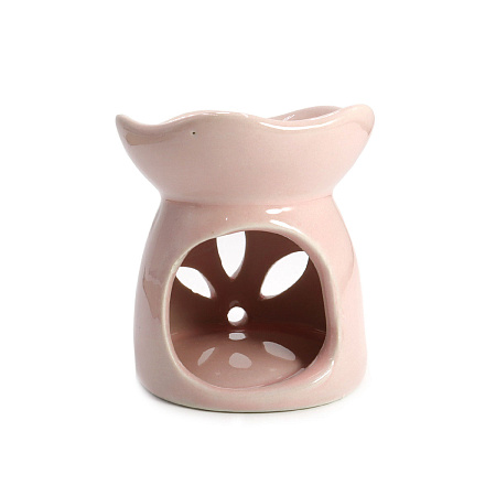 Аромалампа Лилия керамика нежно-розовый 8*7*6см