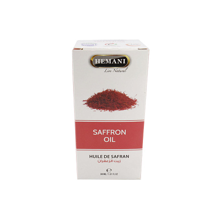 Арабское Масло HEMANI Saffron oil Шафран косметическое 30мл  