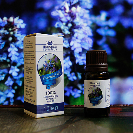 Эфирное масло ШАЛФЕЙ МУСКАТНЫЙ Планета Ароматов 10мл Для здоровья и долголетия 06.27