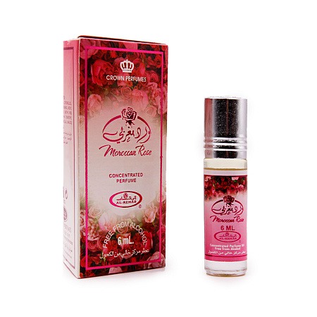 Масло парфюмерное AL REHAB Moroccan Rose женский аромат 6ml 
