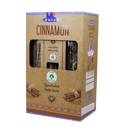 Благовония SATYA Smudge Series Cinnamon 1шт 9 палочек 
