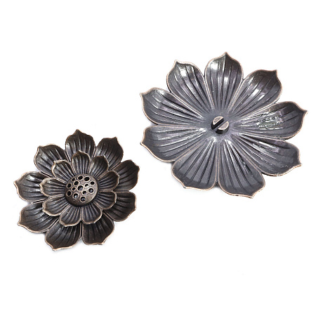 Подставка под благовония цветущий Лотос силумин STC103/113/123 цвет в ассортименте