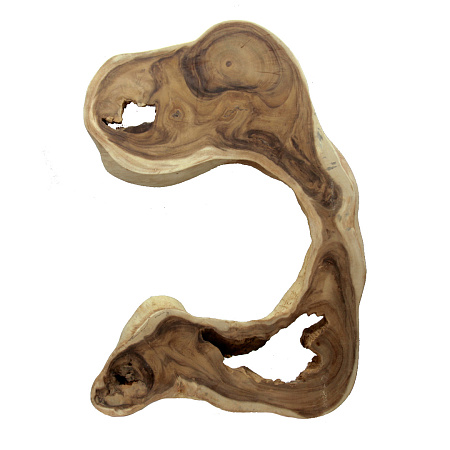 Слэб для декора интерьера  из ценных пород дерева Суар 87см-57см-5,5см 7,75кг