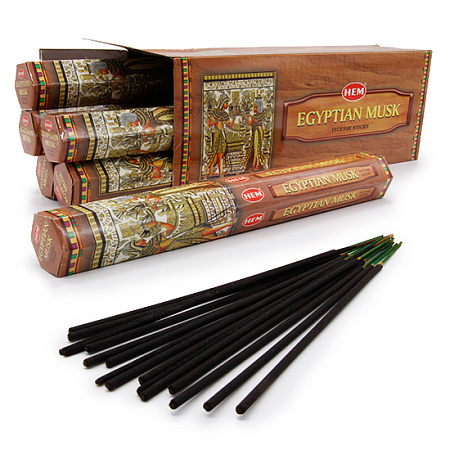 Благовония HEM EGYPTION MUSK Египетский муск уп-6шт