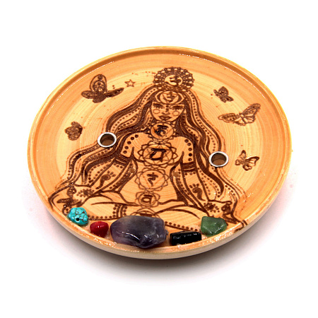 Подставка под благовония Йогиня исполняющая желания любви 11см 