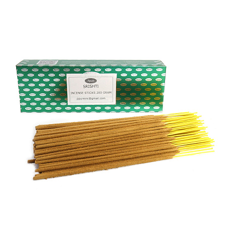 Благовония весовые Ppure Srishti УЦЕНКА уп-200гр Афродезия аромапалочки масала