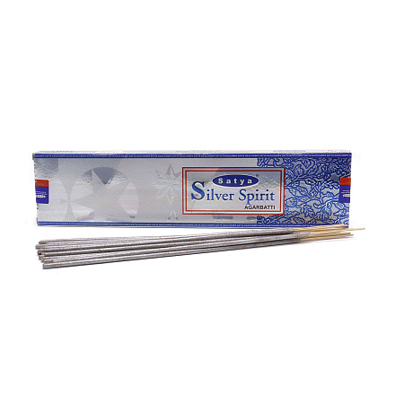 Благовония Satya M Silver Spirit Серебрянный аромат 20gm уп-12шт