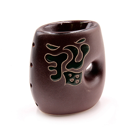 Аромалампа Иероглиф керамика глазурь 11см