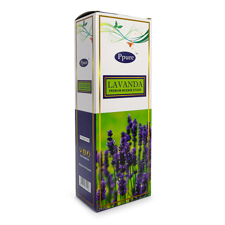 Благовония Ppure LAVENDER Лаванда Hexa аромапалочки уп-6шт  