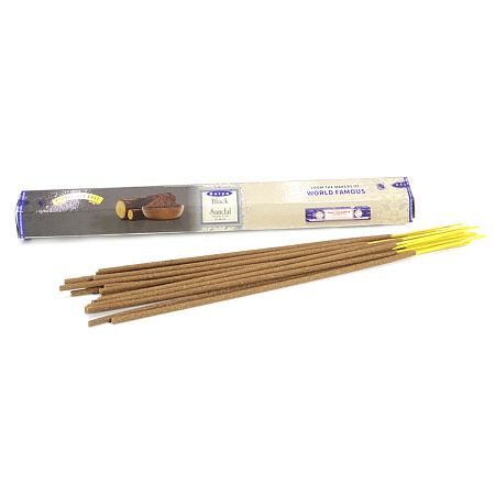 Благовония Satya Hexa Black Sandal Черный Сандал аромапалочки уп-6шт SH-BSA