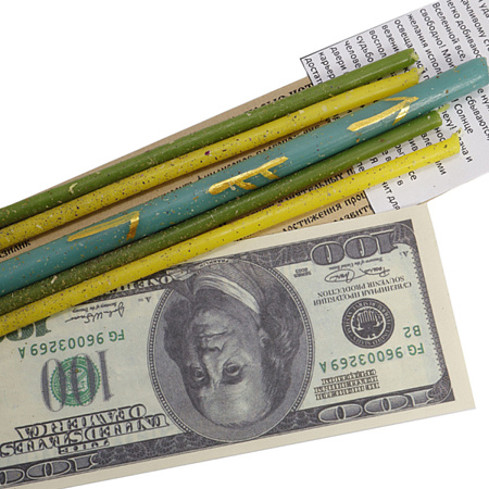 Набор свечей с рунами и травами Новые возможности Стать процветающим бизнесменом уп 5шт 18см