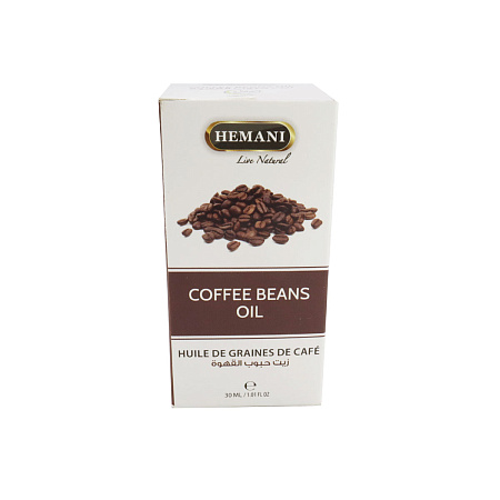 Арабское Масло HEMANI Coffee Beans из зерен Кофе косметическое 30мл  