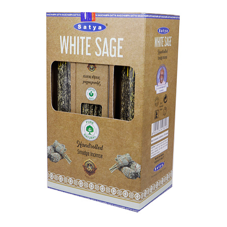 Благовония SATYA Smudge Series White Sage 1шт 9 палочек 