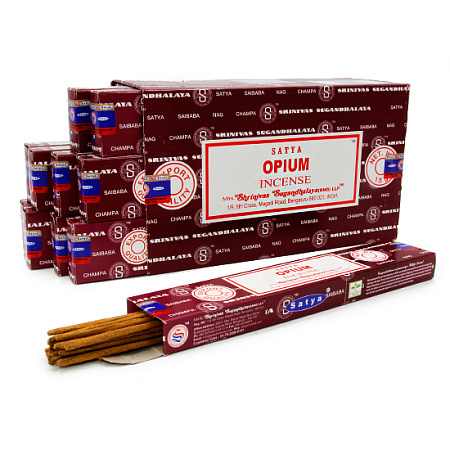 Благовония Satya B 450B15Op Opium Опиум 15gm уп-12шт