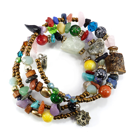 Браслет Пандора Спиралька MIX оберег на процветание и удачу