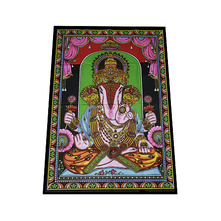 Батик хб с росписью Ганеш см-см