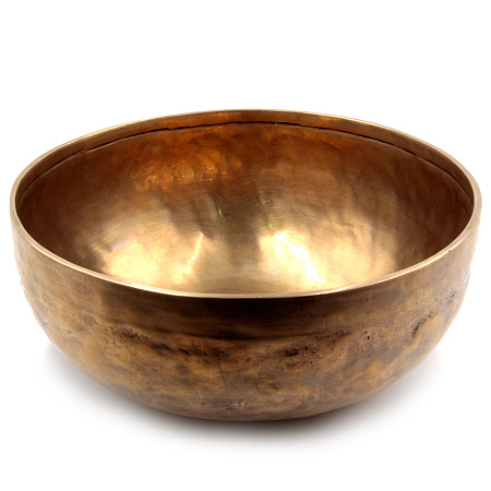 Чаша поющая  ручная ковка 9 металлов  вес от 2.5кг-3кг d-26-30см h-12см ХРУПКОЕ