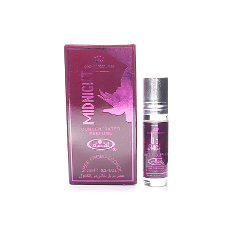Масло парфюмерное уп-6шт AL REHAB Midnight женский аромат 6ml