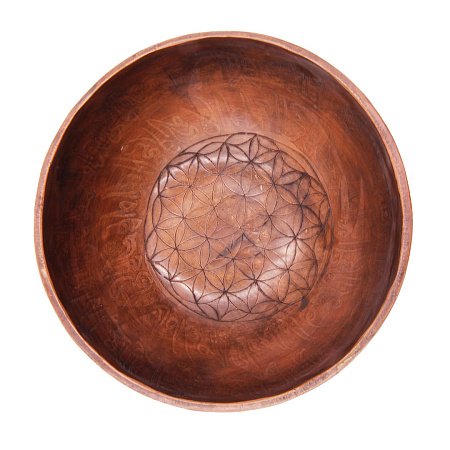 Чаша поющая Antique ручная ковка из 8 металлов 400-500g d-13,5cm h-7cm Целительная ХРУПКОЕ