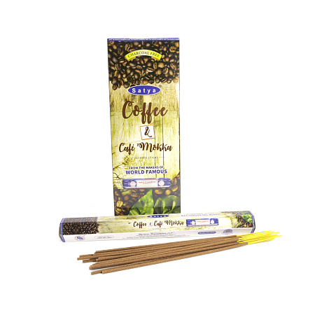 Благовония Satya Hexa Coffee & Café Mokka Кофе аромапалочки уп-6шт SH-CCM