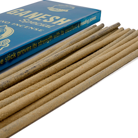 Благовония GANESH Special Ганеш Сандал с Цветами Рудракши 25g 25см-6,5см-1см