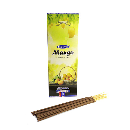 Благовония Satya Hexa Mango Манго аромапалочки уп-6шт SH-MNG