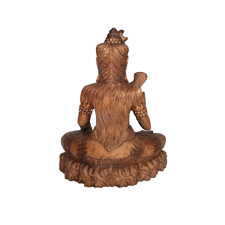 Сувенир из дерева Скульптура Шива - Мощная защита 40см Суар