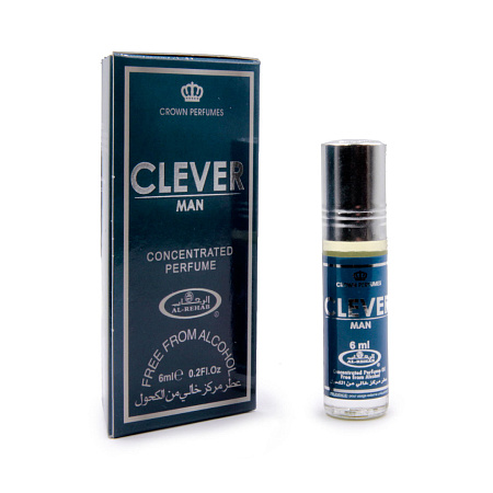Масло парфюмерное AL REHAB Clever Man мужской аромат 6ml 