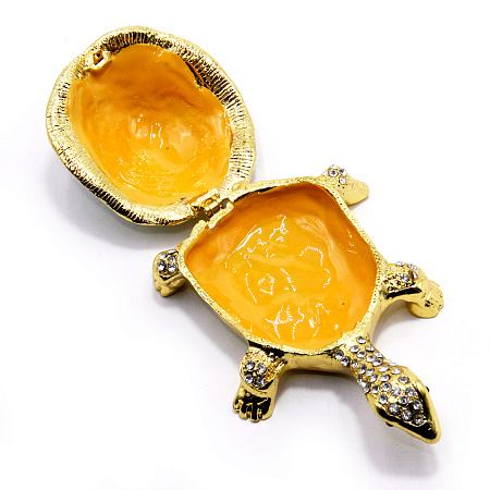 Шкатулка металлическая  Черепашка - символ здоровья и долголетия 5см-7см-12см