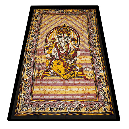 Покрывало Ганеш 236-214cм хлопок разрушает препятствия