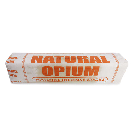 Благовония Вриндаван NATURAL OPIUM ручная работа с маслами высокого качества 250g