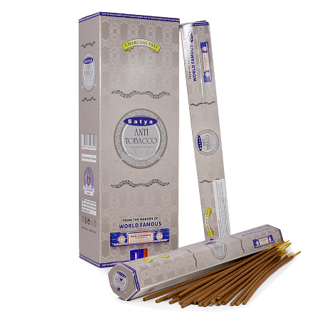 Благовония Satya Hexa Anti Tobacco Антитабак аромапалочки уп-6шт SH-ANT