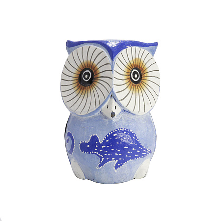 Статуэтка из дерева Сова 15см SWA-03A дарует мудрость, карьерный рост, успех и изобилие