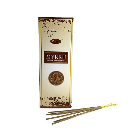 Благовония Ppure MYRRH Мира Hexa аромапалочки уп-6шт 