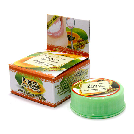 Зубная паста Thai Herbal Toothpaste с экстрактом Папайя 30гр 