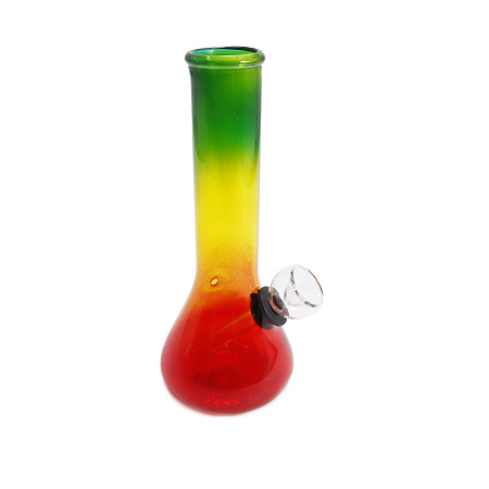 Бонг РАДУГА стекло h-16см d-3см L-6,5см классика  