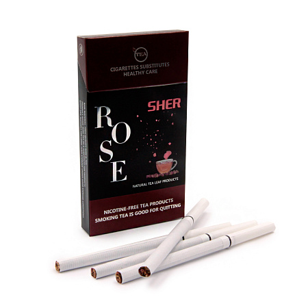 SHER Rose сигареты без табака с фильтром уп 10 пачек
