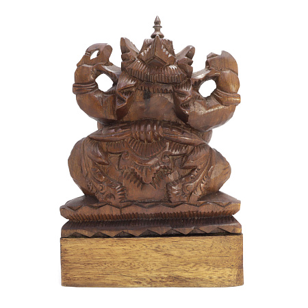 Сувенир из дерева Ганеш 25см символ достижения цели, процветания и изобилия