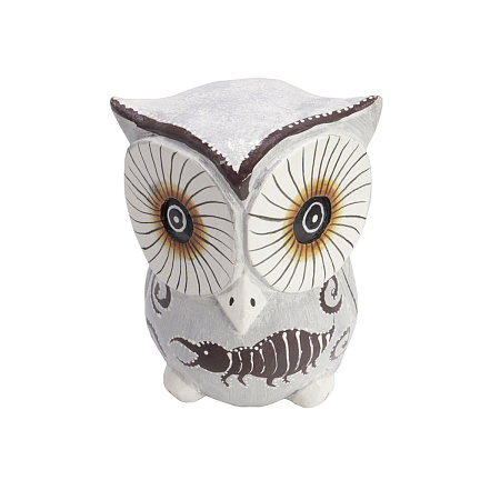 Статуэтка из дерева Сова 10см SWA-04C дарует мудрость, карьерный рост, успех и изобилие
