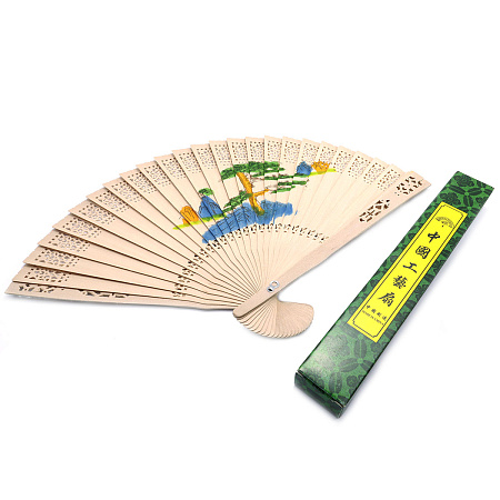 Веер дерево с цветным рисунками