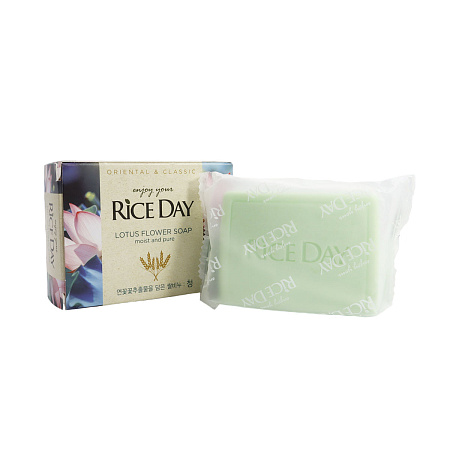 Мыло LION с экстрактом лотоса Rice day Soap 100гр