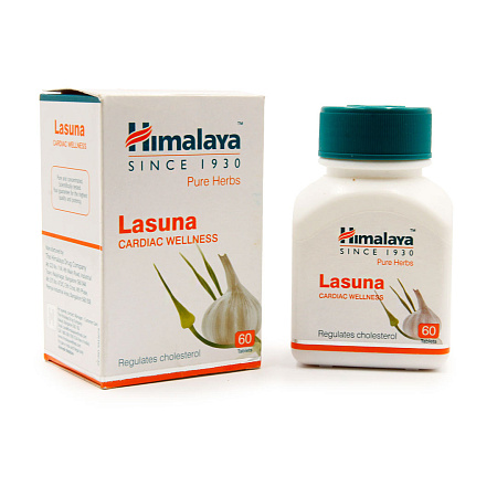 Lasuna Himalaya Ласуна для понижения холестерина в крови 60таб