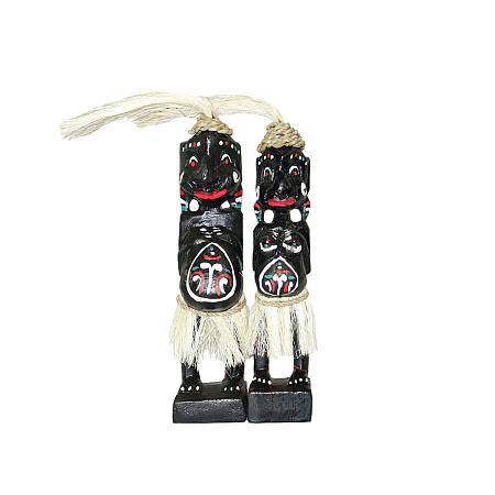Фигурка деревянная BLACK Анат и Балу-Боги любви и семейного благополучия 30см